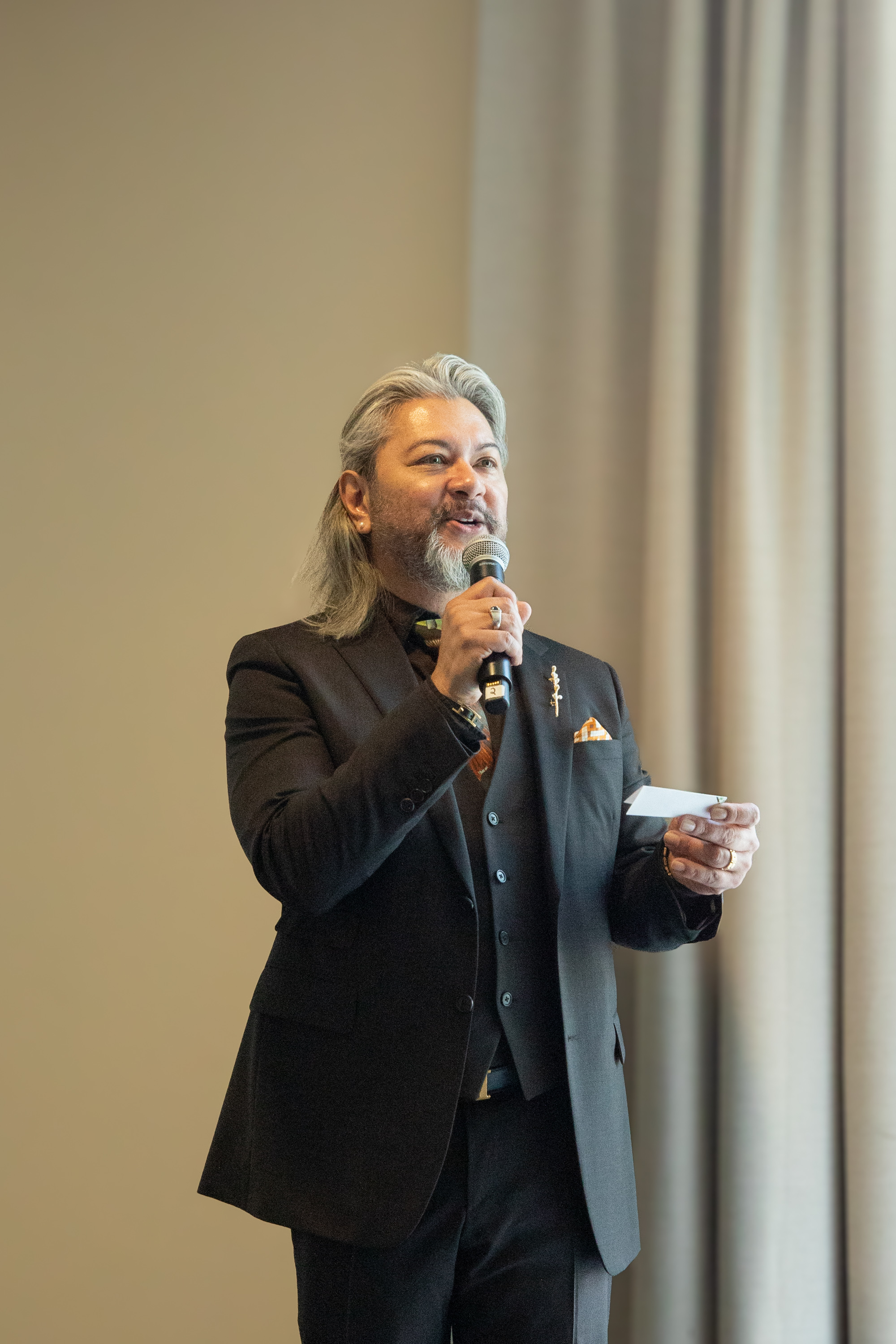 Design and architecture leaders connecting at charity event