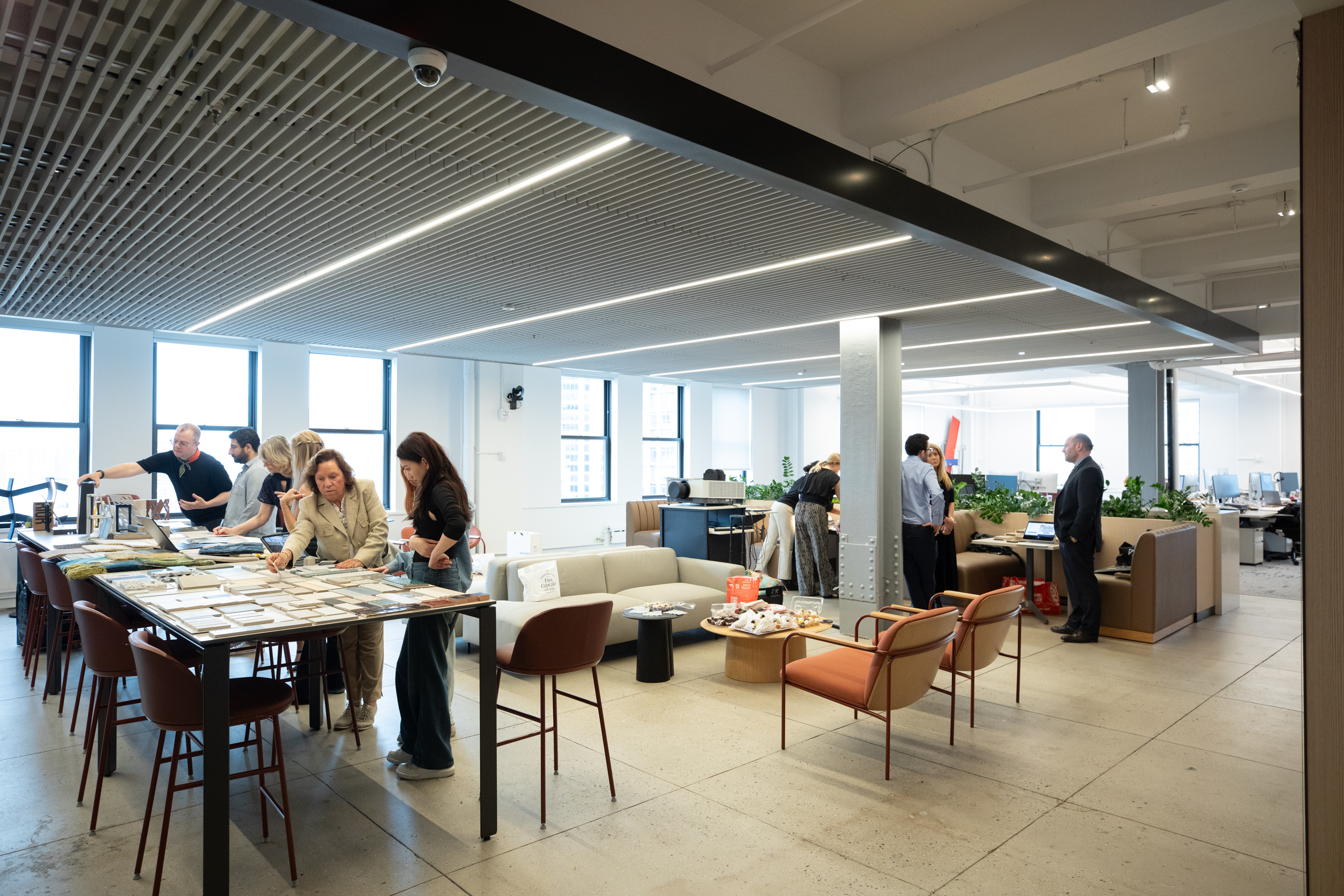 Luxury flooring materials showcased to design professionals at Spectorgroup
