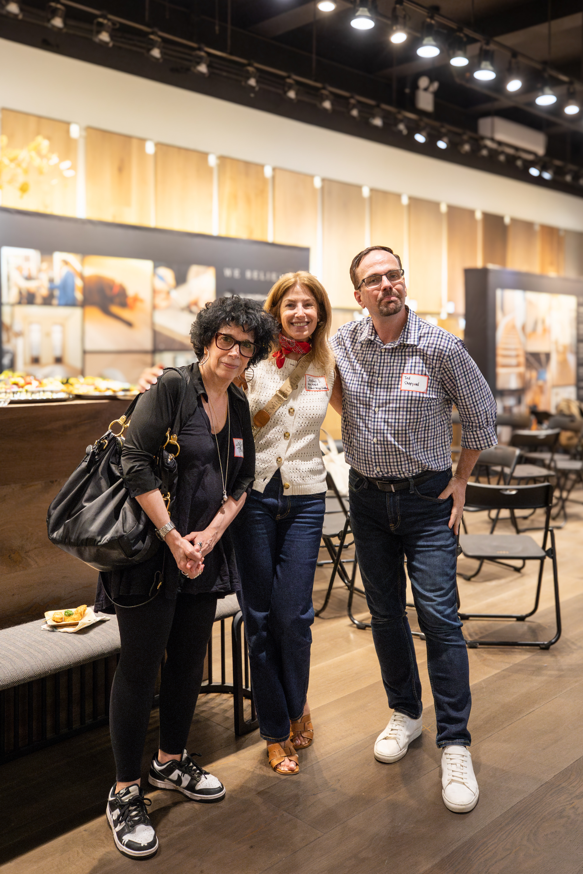 Educational presentation on hardwood flooring and retail environments