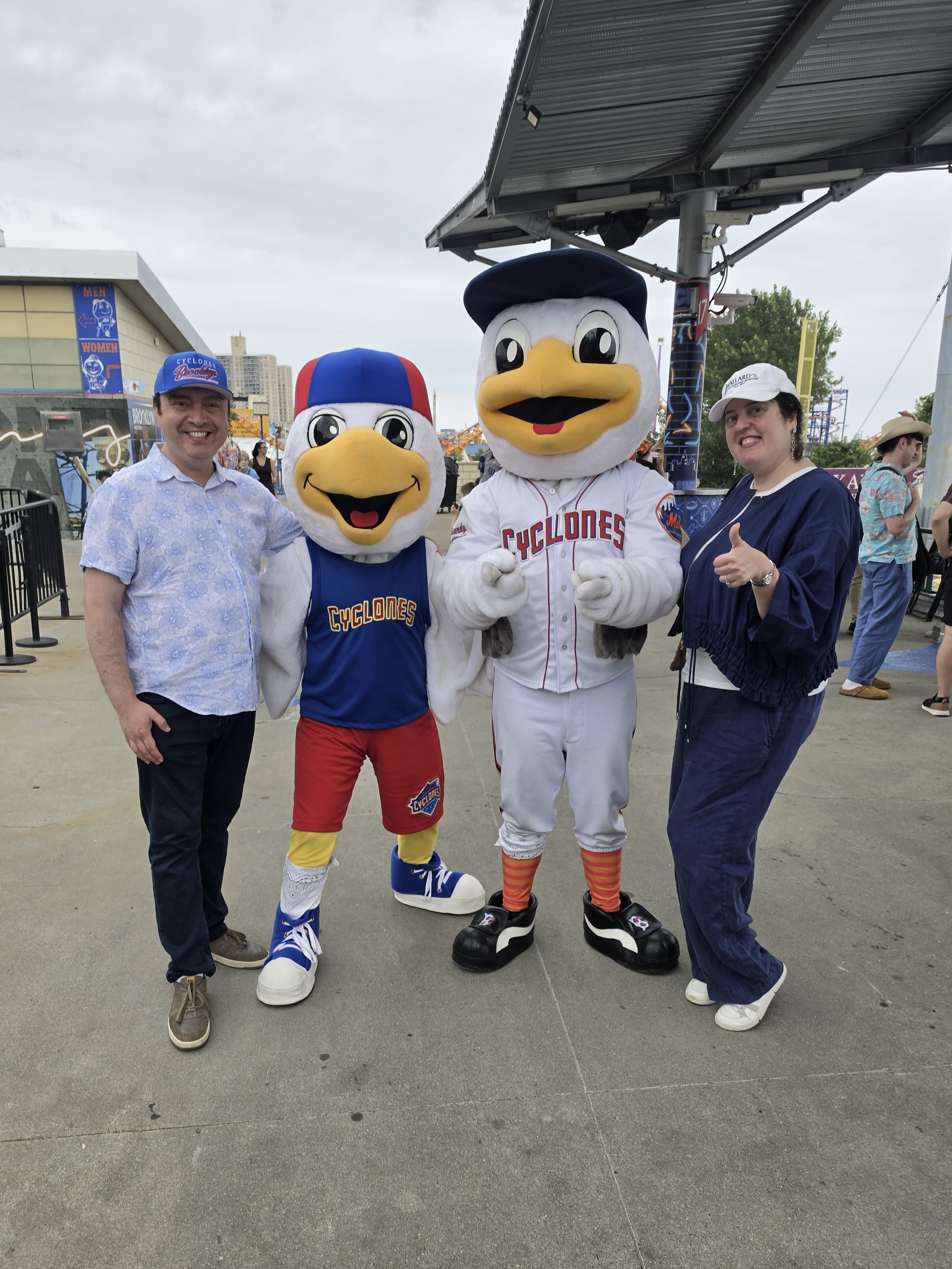 PID Floors team celebrating community engagement at the Brooklyn Cyclones Charity Game in New York City