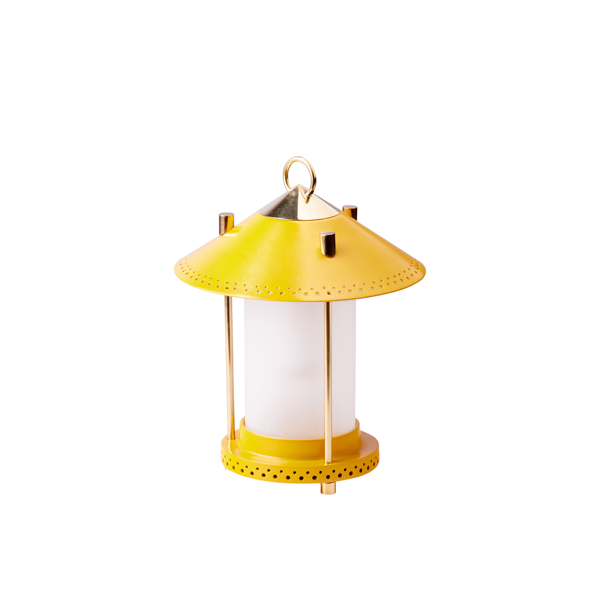 Smaller Stefan rechargeable lantern in Sand by the Novogratz