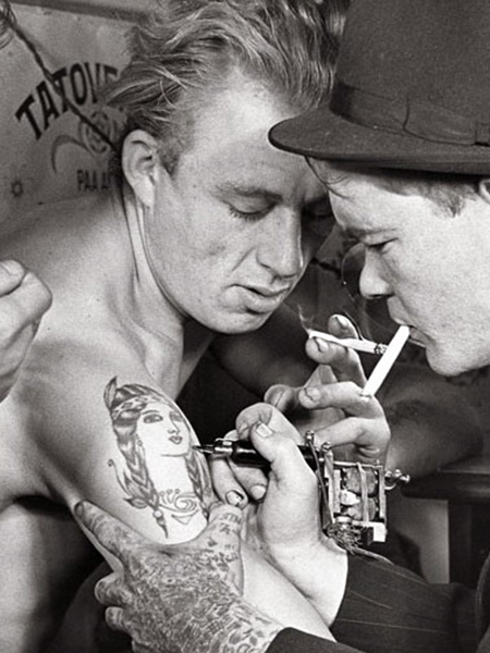 When ink went mainstream in World War II, it cemented the relationship between tattoos and masculinity
