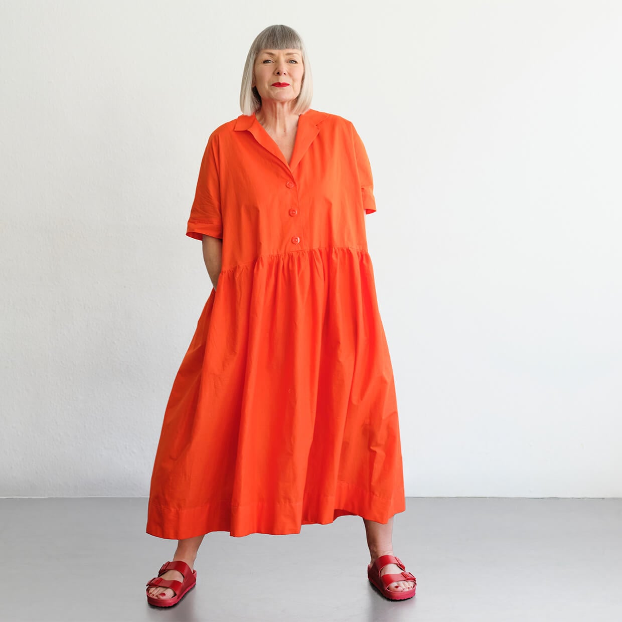 Adding a full skirt to to The Flip Collar Shirt Dress Adding a full skirt to to The Flip Collar Shirt Dress