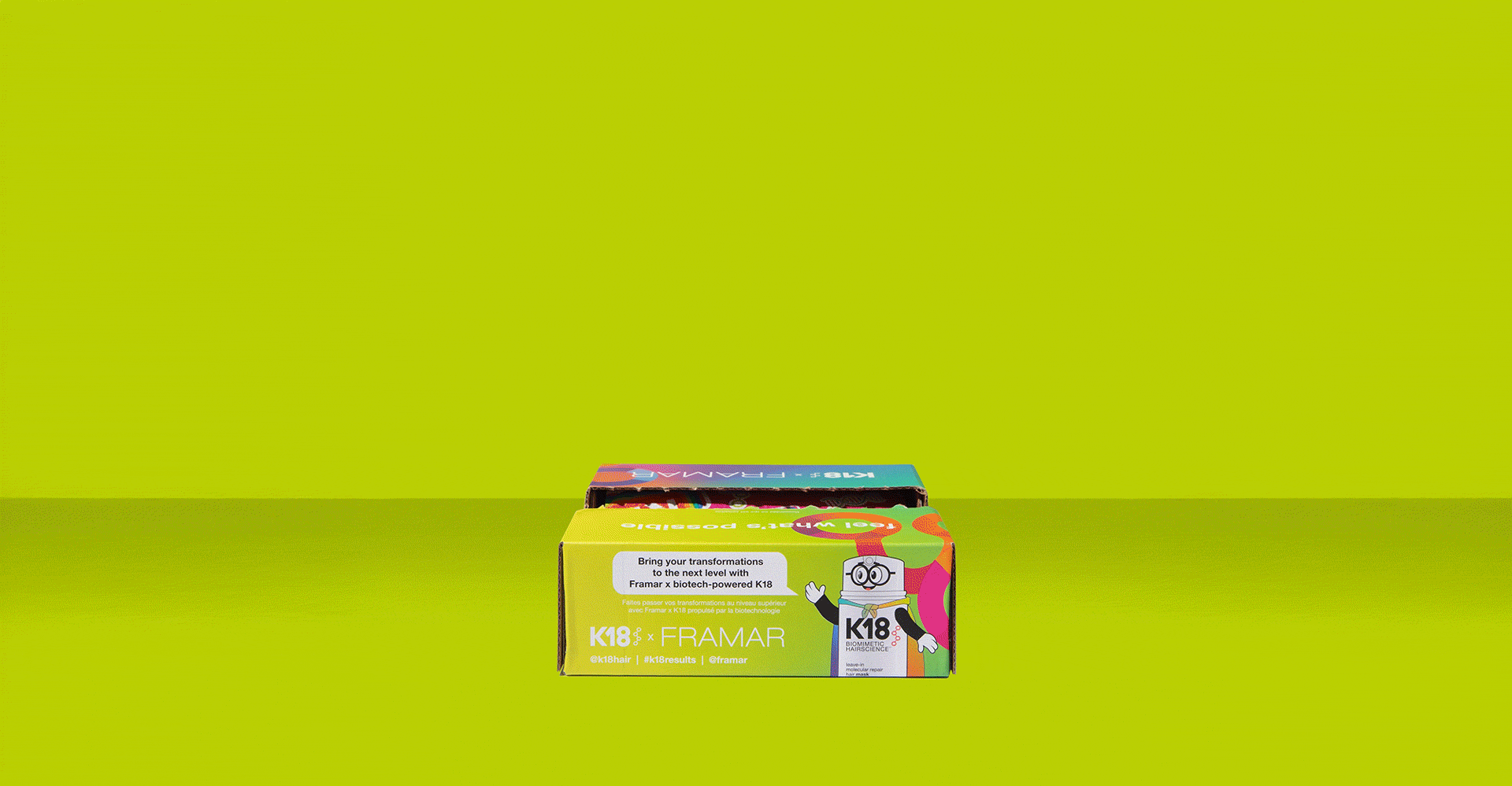 Introducing K18 x FRAMAR hair coloring foils