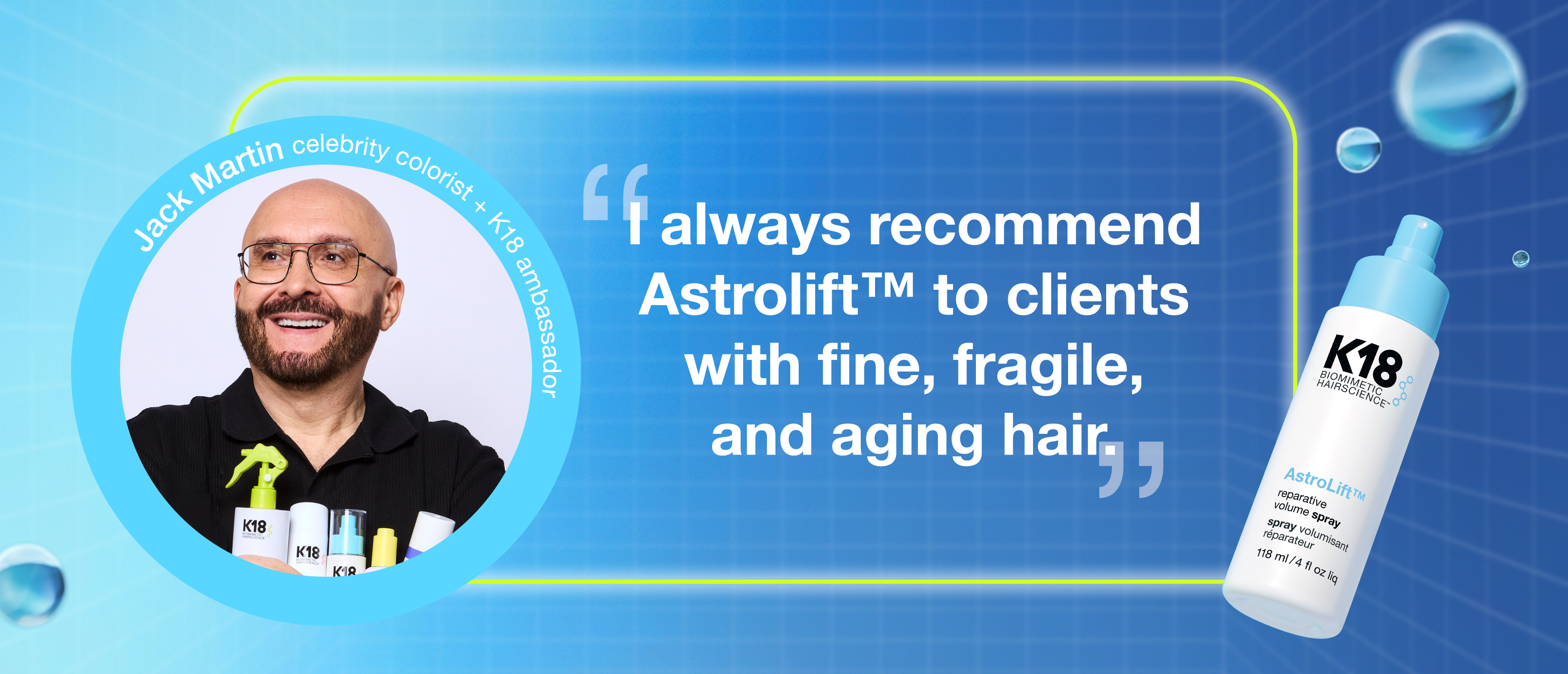 boost volume + your business with AstroLift™