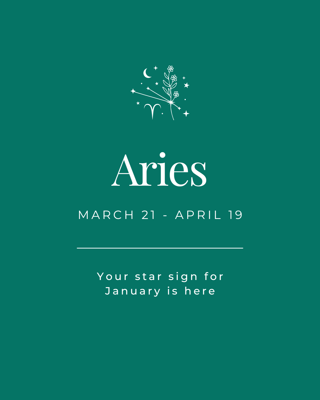 Aries January 2024