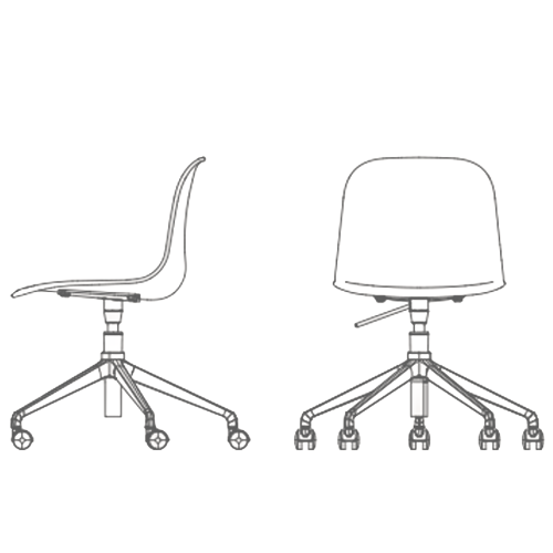 Swivel Five Spoke Castors (HO)