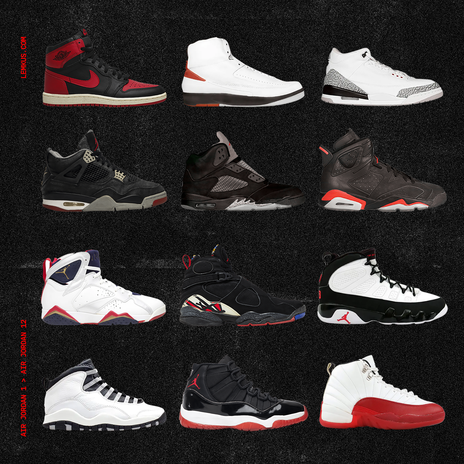 The Complete History of Air Jordan Sneakers: From Air Jordan 1 to Air Jordan 40
