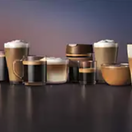 ENJOY 5 COFFEES AT YOUR FINGERTIPS, INCLUDING CAPPUCCINO