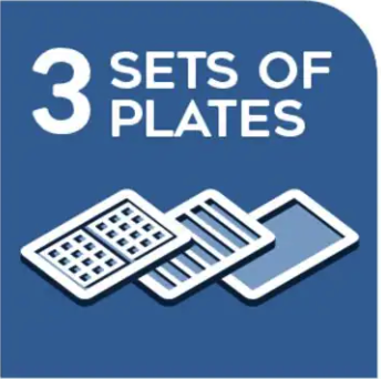 3 Sets of Plates