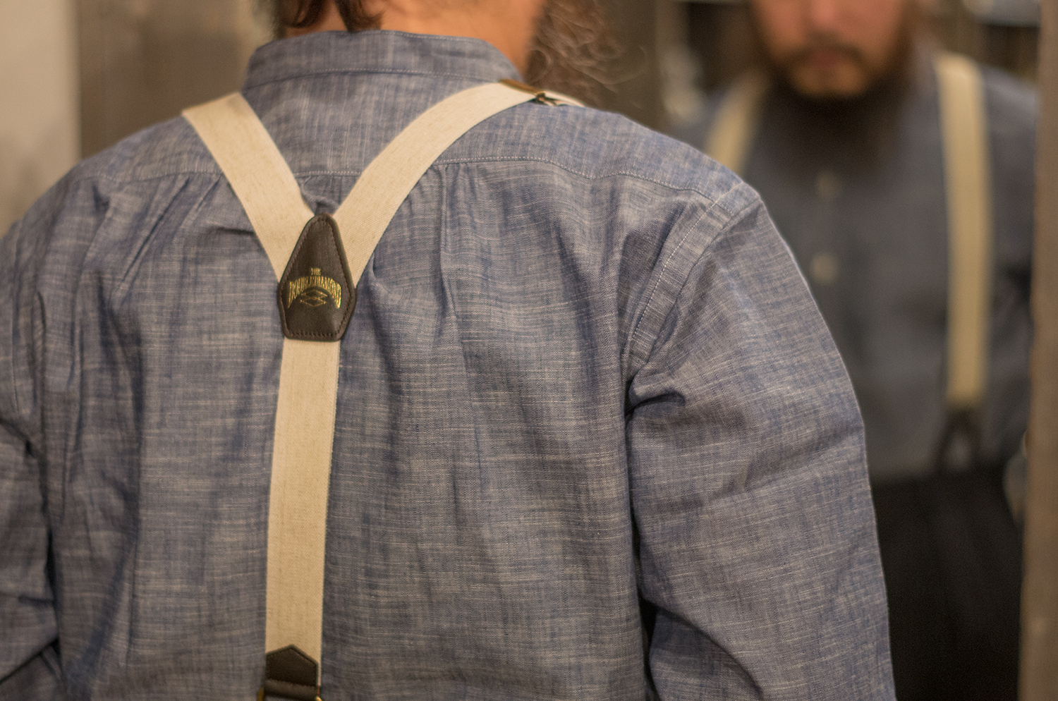 DOUBLE DIAMOND LINEN SUSPENDER – The Real McCoy's