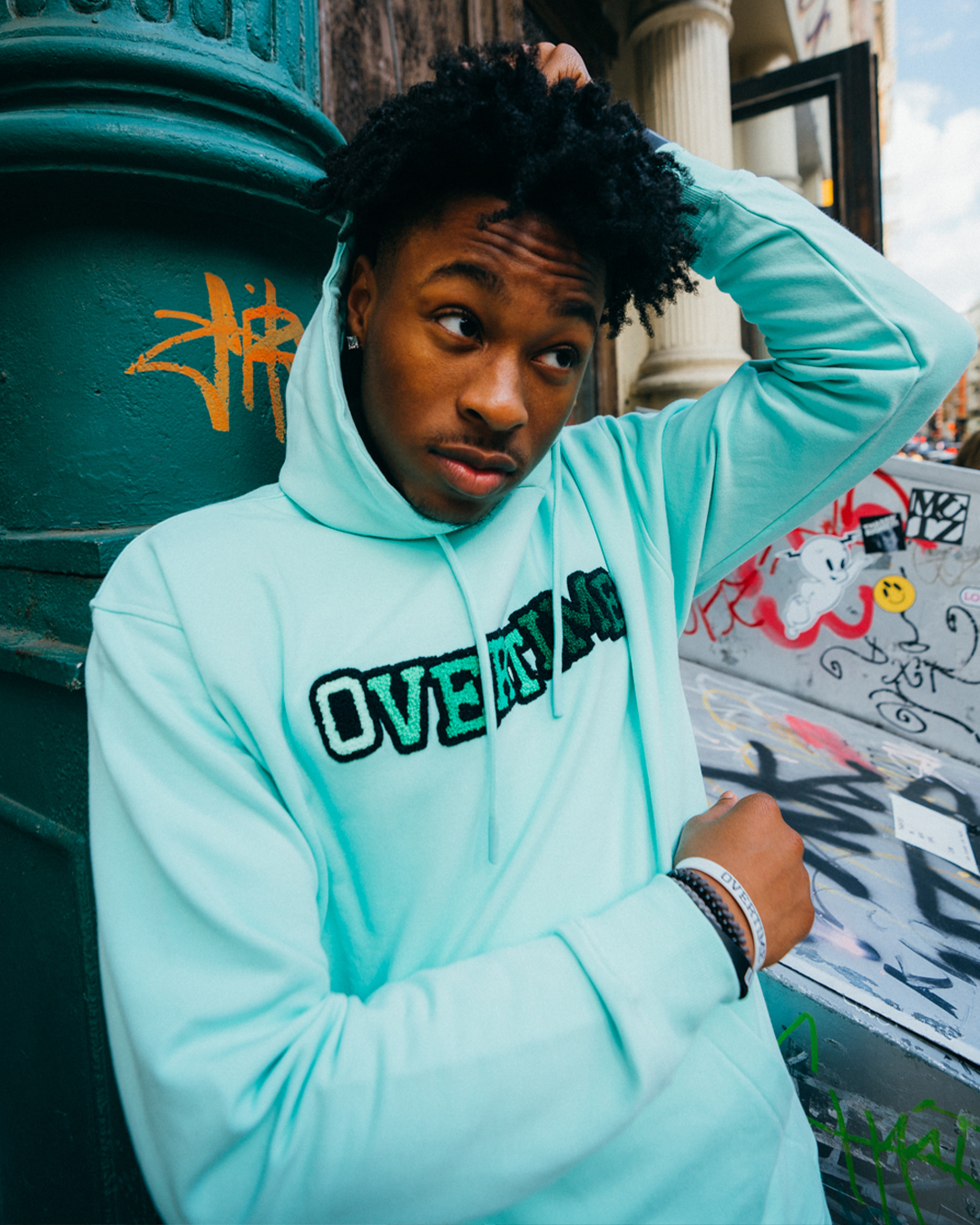 overtime split hoodie