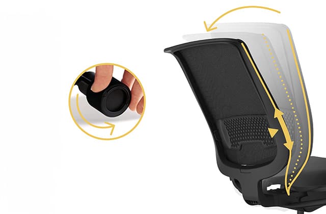 Steelcase Reply Air office chair adjustable lumbar support