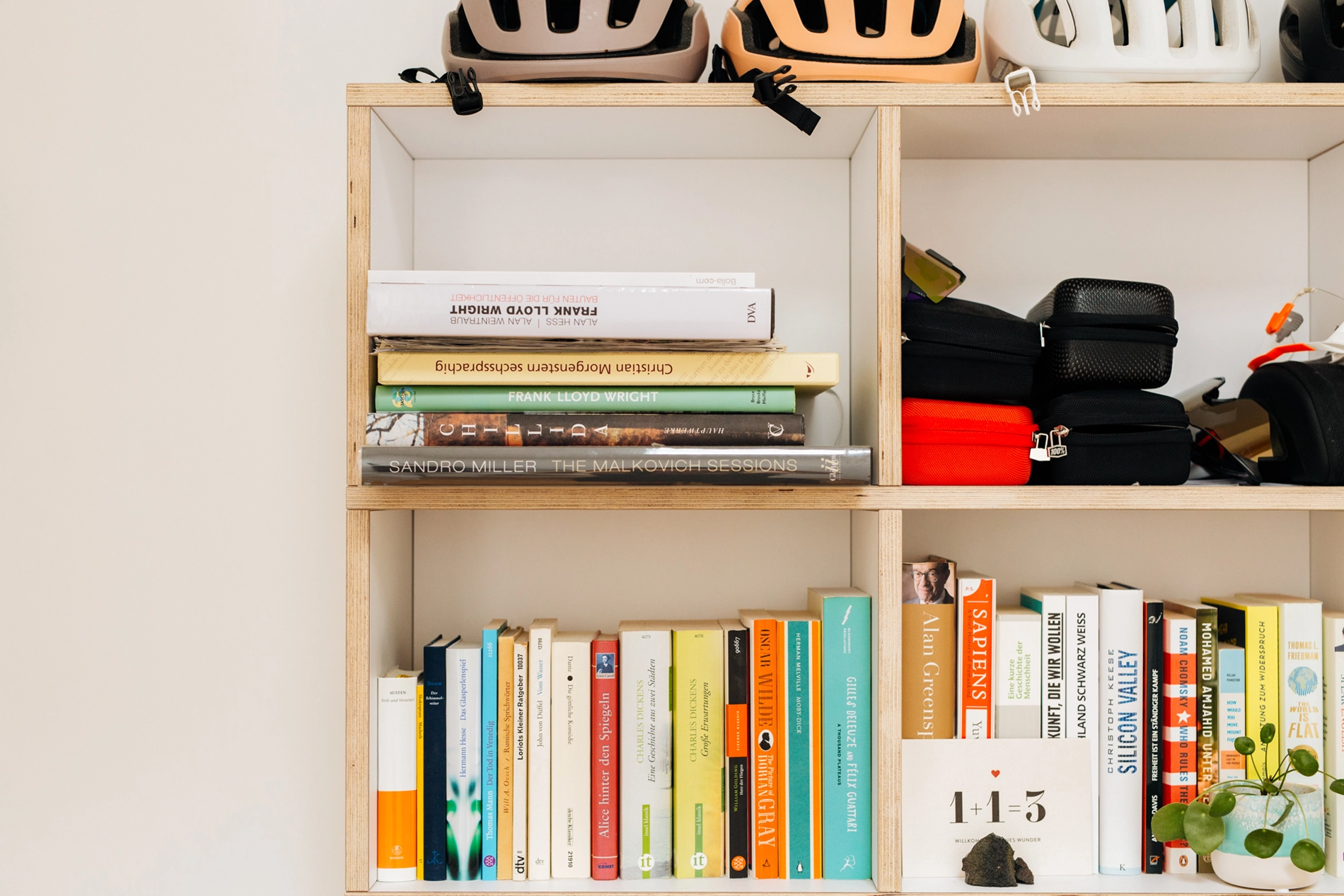 Books and Bike Helmets