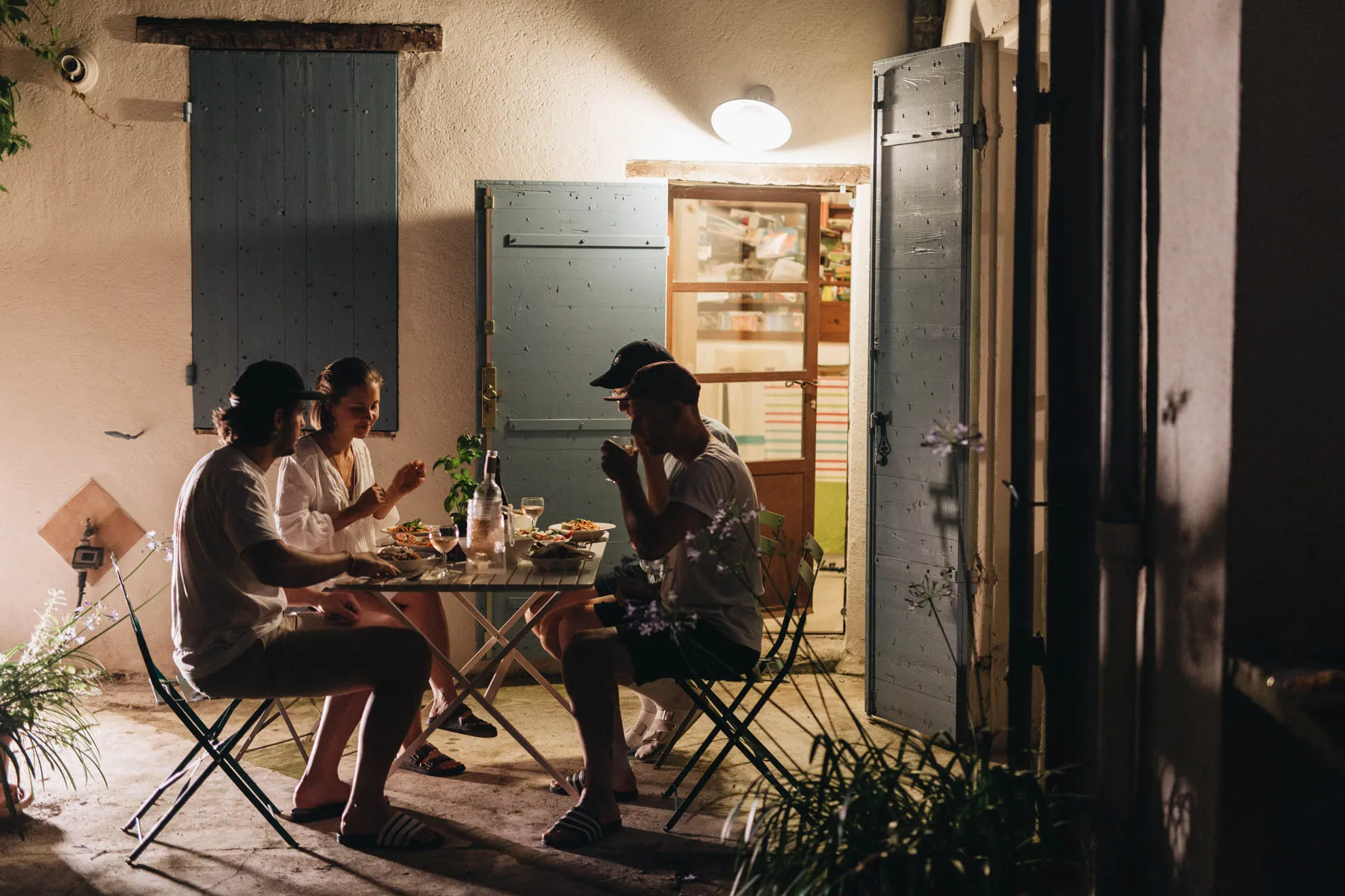 Caromb France Airbnb Dinner