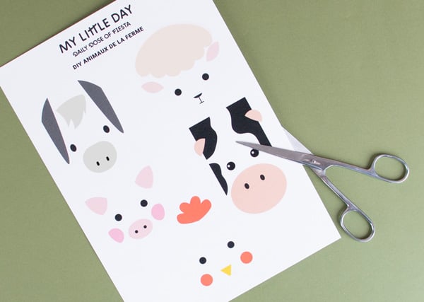 Idee d'activité manuelle enfant : decoration animaux de la ferme