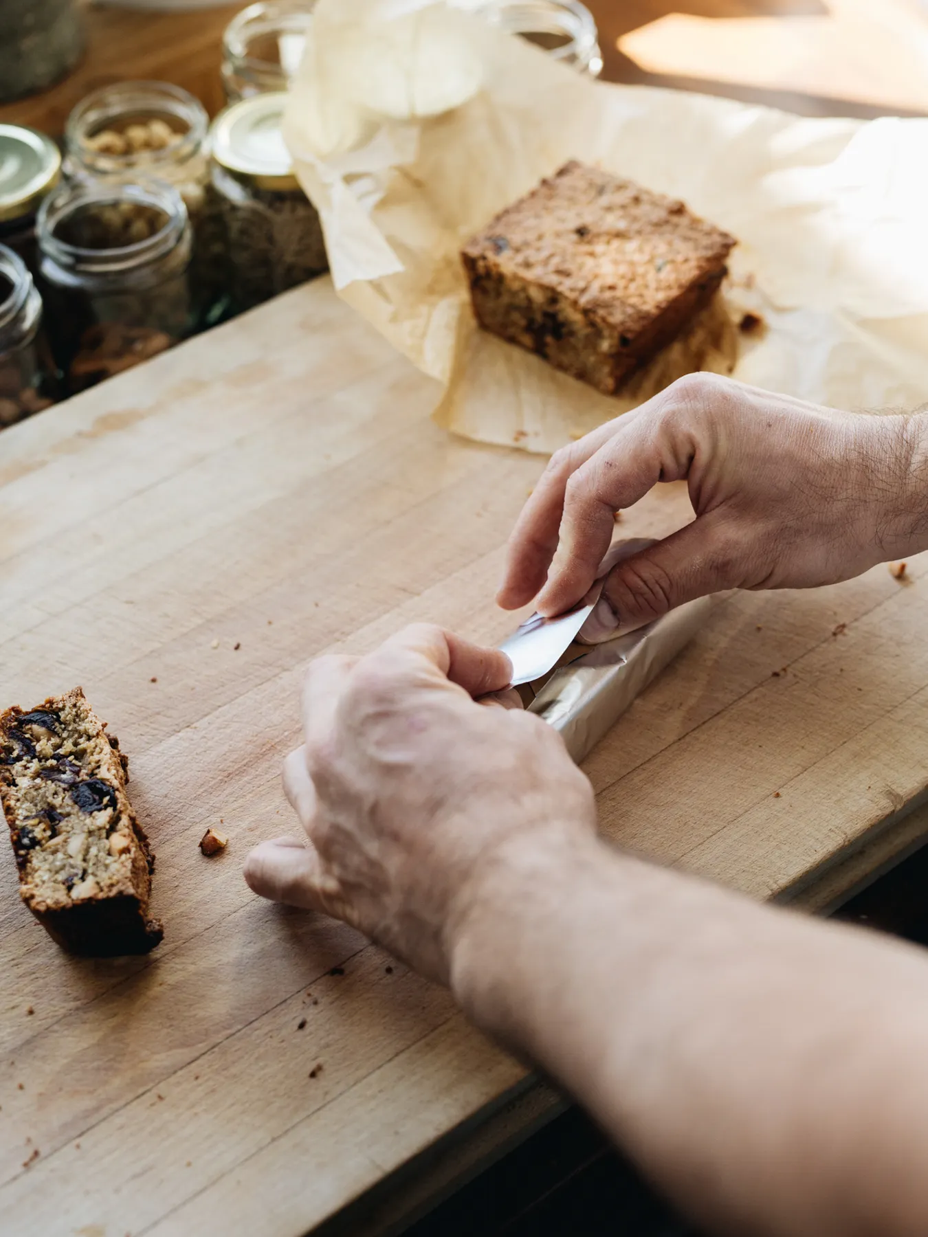 High Carb Muesli Bar Recipe by Johannes
