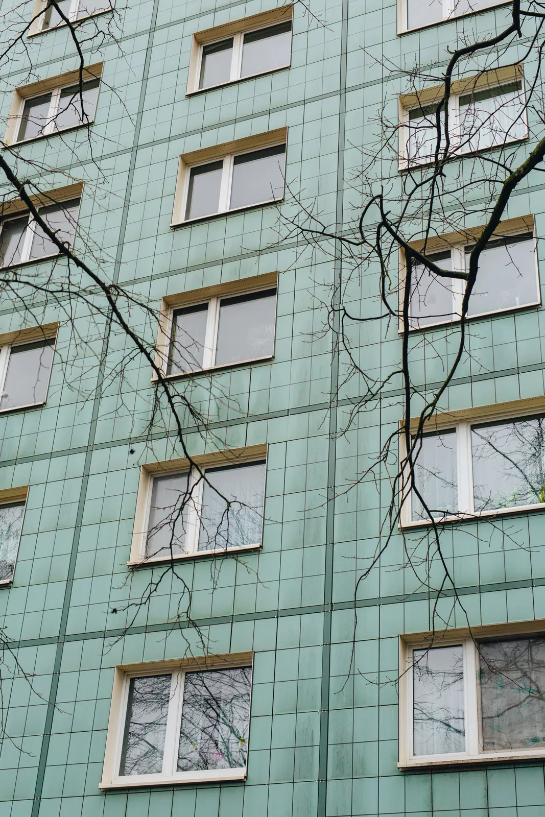 Plattenbau in Berlin Mitte