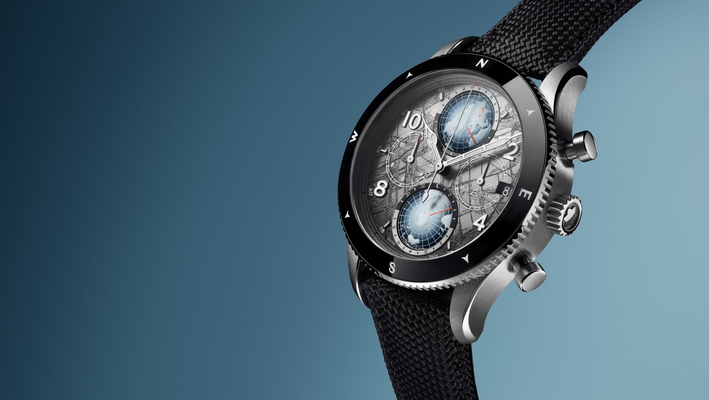 Montblanc 1858 Geosphere Chronograph 0 Oxygen The 8000 Limited Edition 290 – 44mm