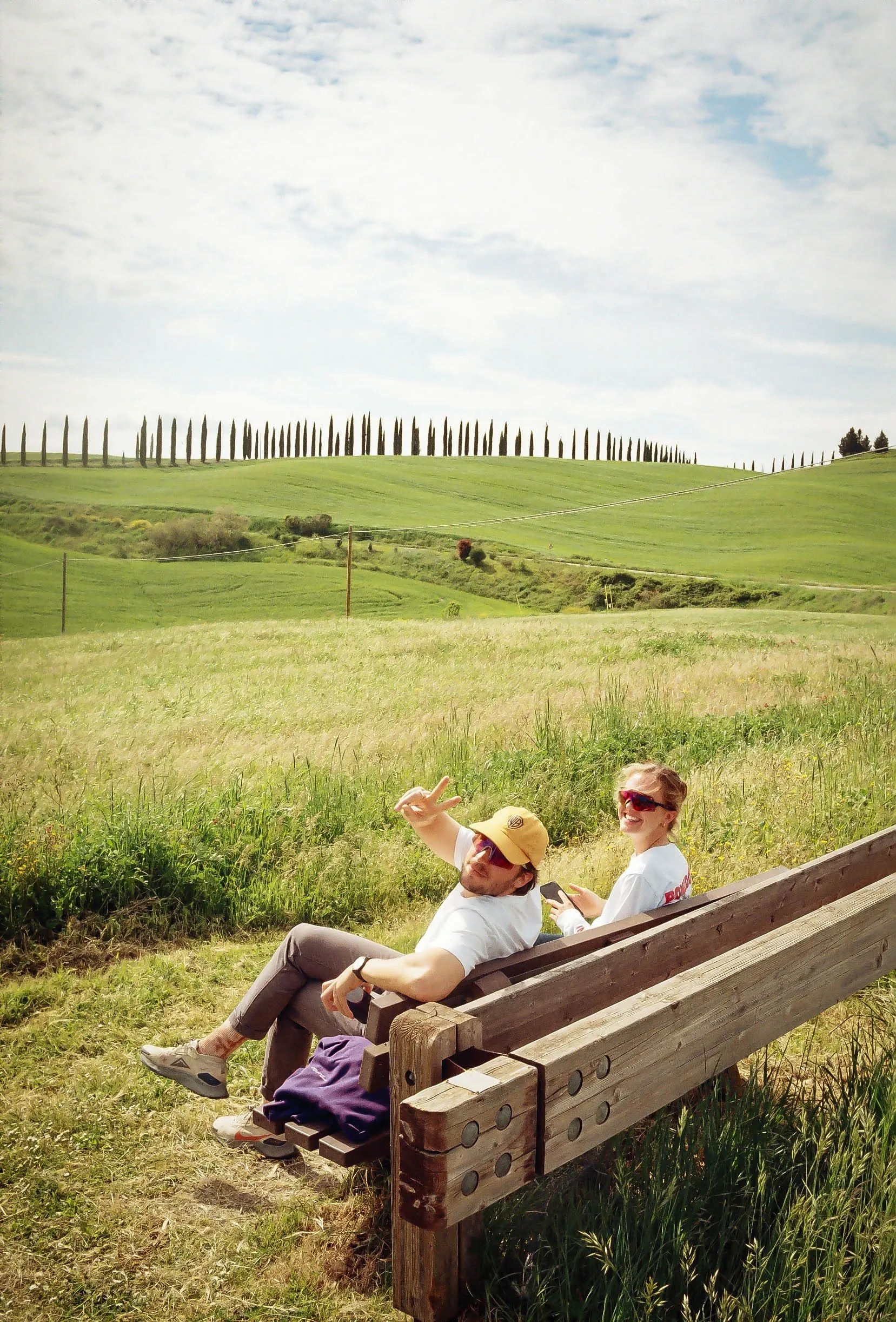 Benedict and Laura in Tuscany