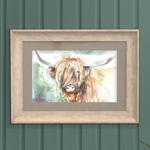 Highland Cow Framed Print