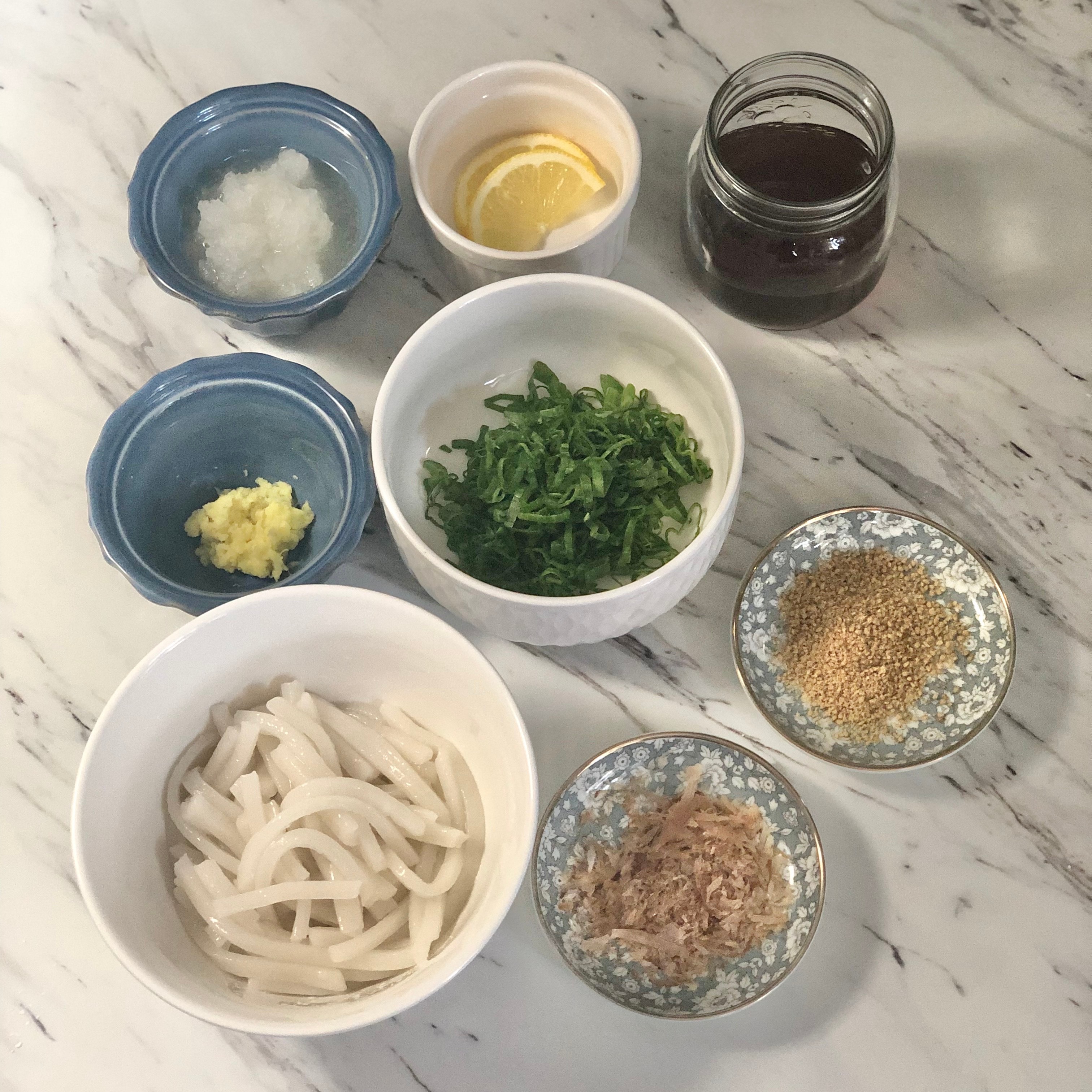 Bukkake Udon Noodles with Easy Homemade Sauce