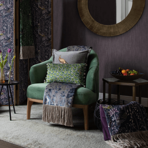 Layering Throws and Cushions