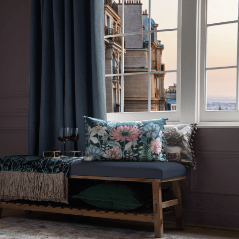Add Warmth with Curtains