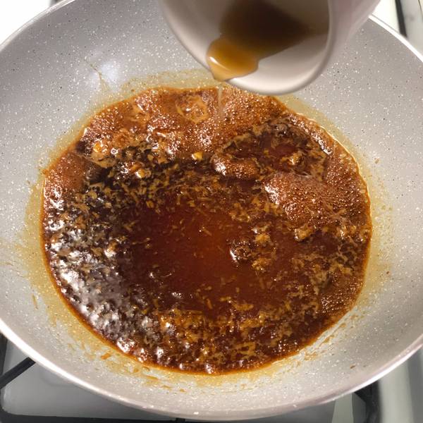Adding sesame oil at the end