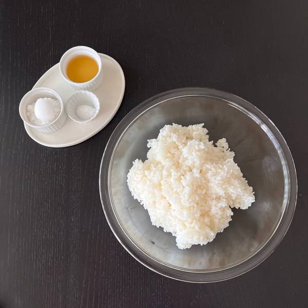 ingredients for vinegar rice