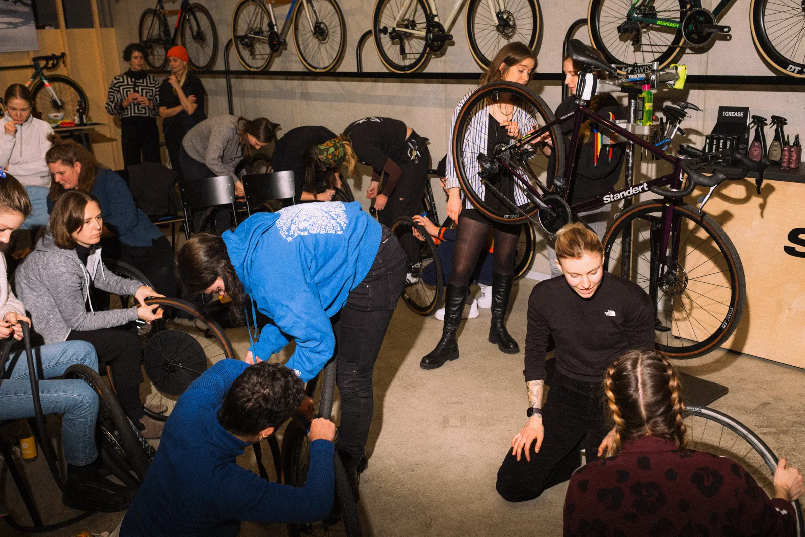 Bike Mechanics Workshop at Standert Bicycles Showroom