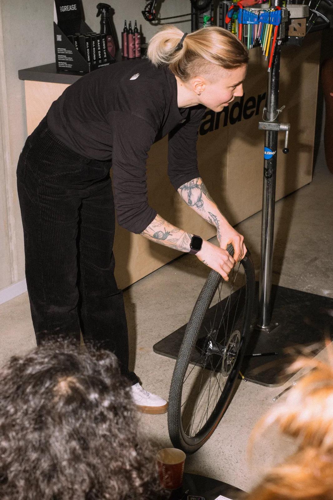 Bike Mechanics Workshop at Standert Bicycles Showroom