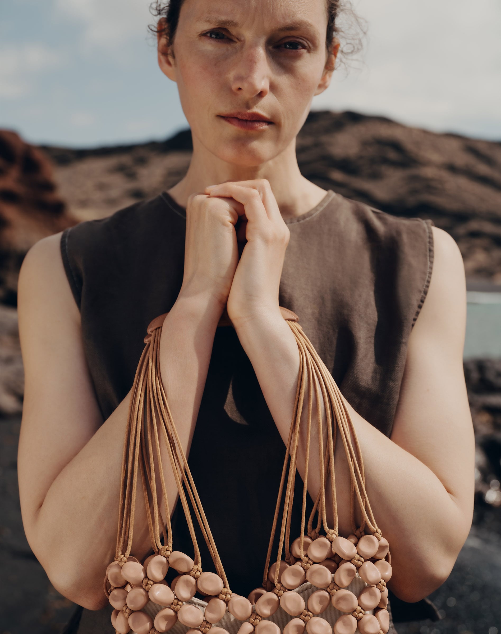 【新品未使用】ポレーヌ　Solé エディションブラック Polène | バッグ - Solé - ブラック