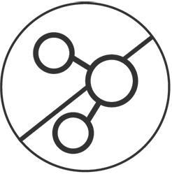 Symbol, welches anzeigt, dass das Produkt titandioxidfrei ist.