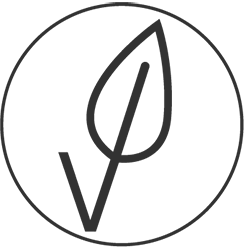 Symbol, welches anzeigt, dass das Produkt Vegan ist.