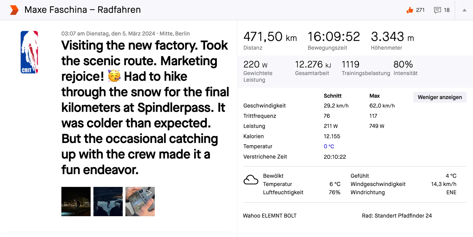 Stats - Behind The Scenes of Pfadfinder - Standert Journal