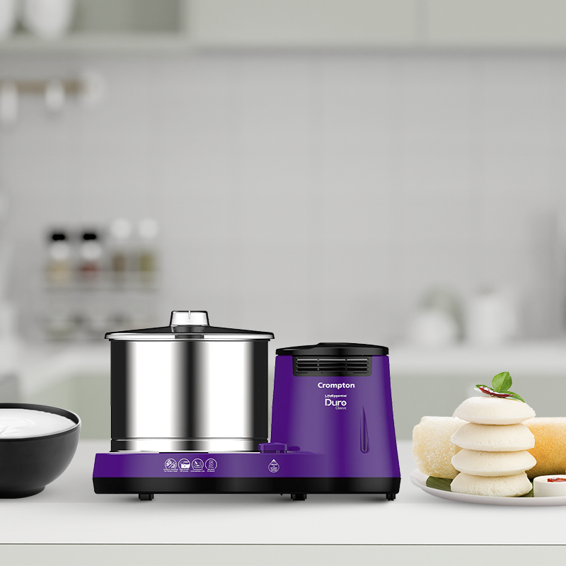 Preparing Idli Batter In a Wet Grinder