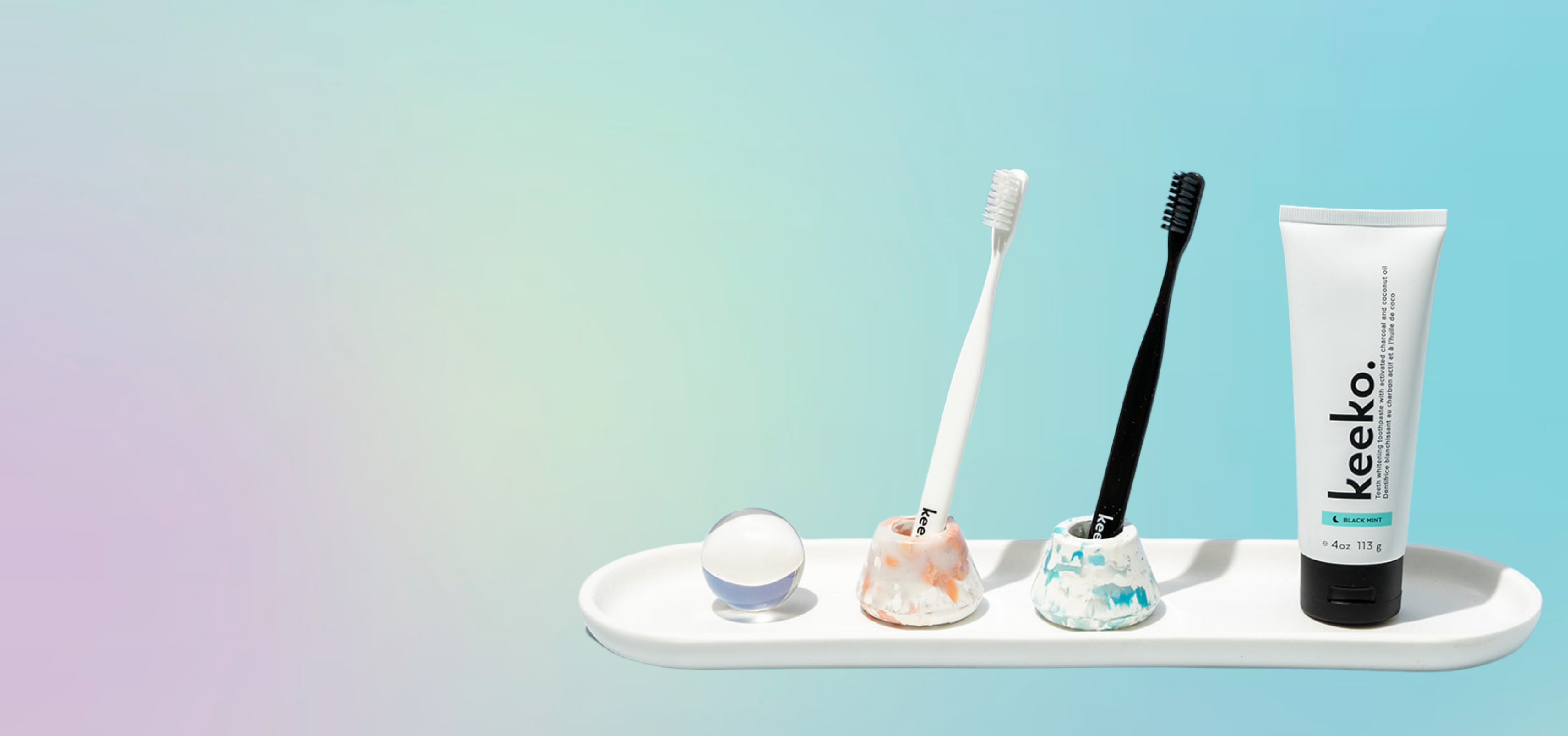 Recycled Plastic Toothbrush Holder