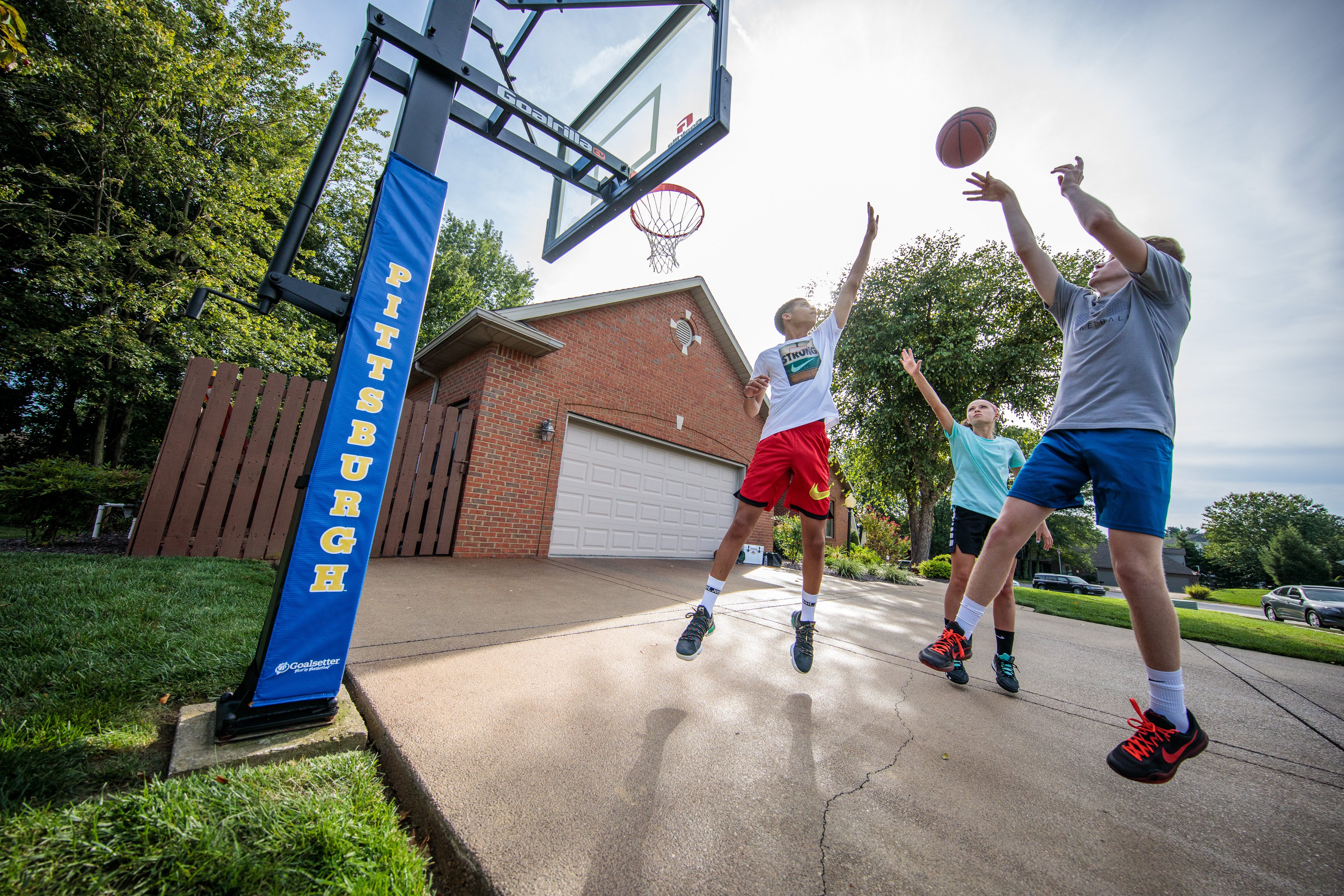 collegiate team basketball pole pad
