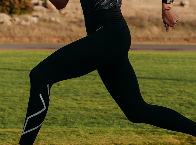 2XU Motion Mid-Rise Compression Tights | Gone Running