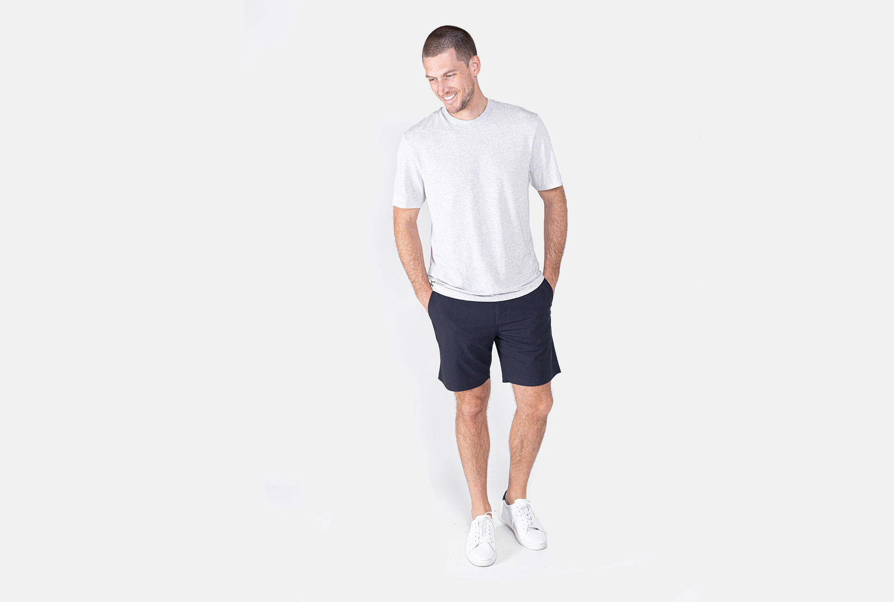 men's varsity crewneck t-shirt