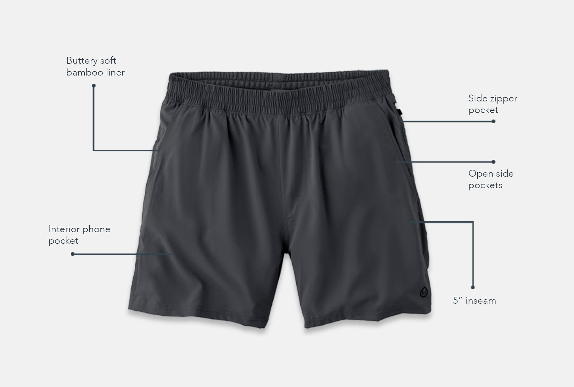tasc performance recess short bamboo
