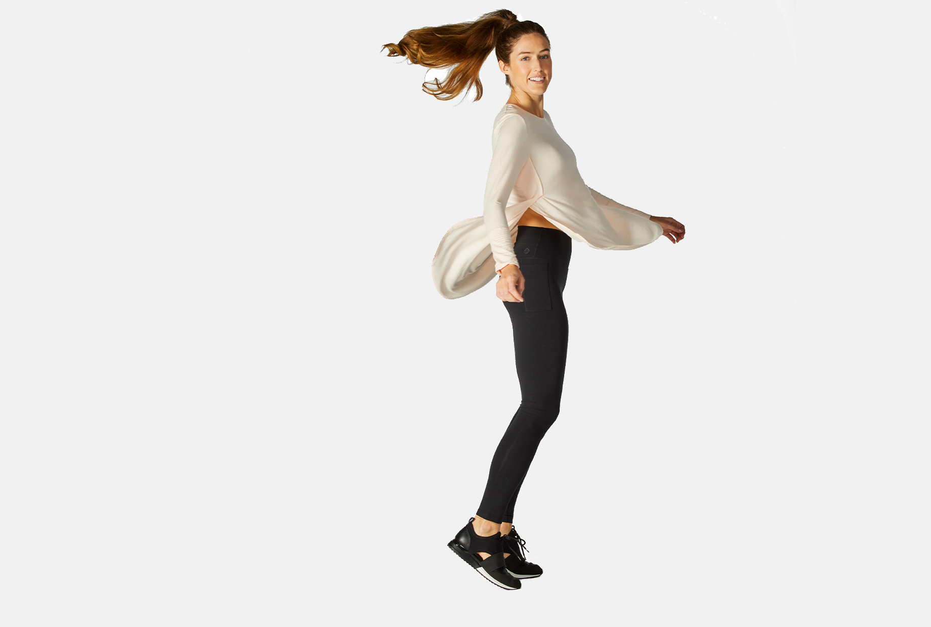everyday silk jenny long sleeve top