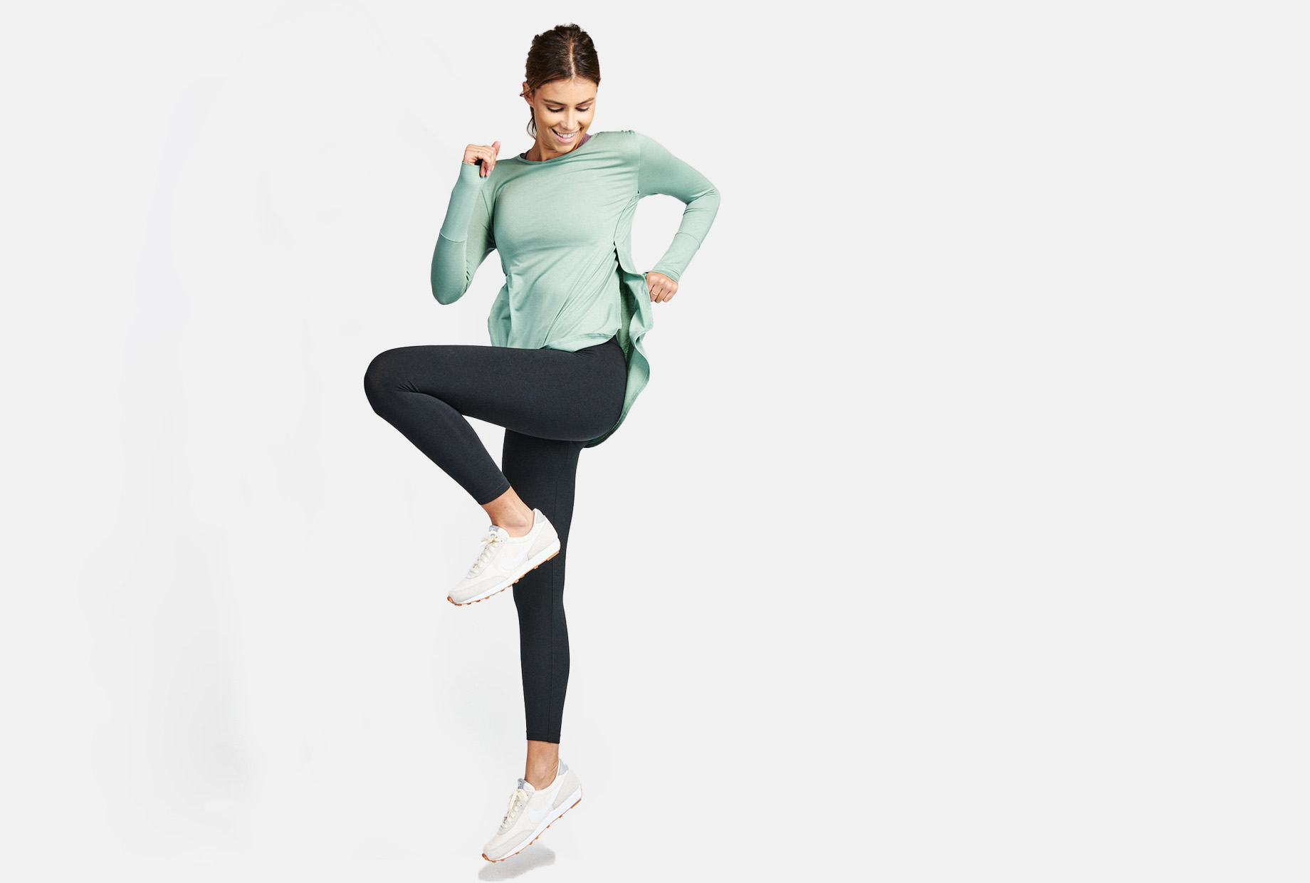 everyday silk jenny long sleeve top