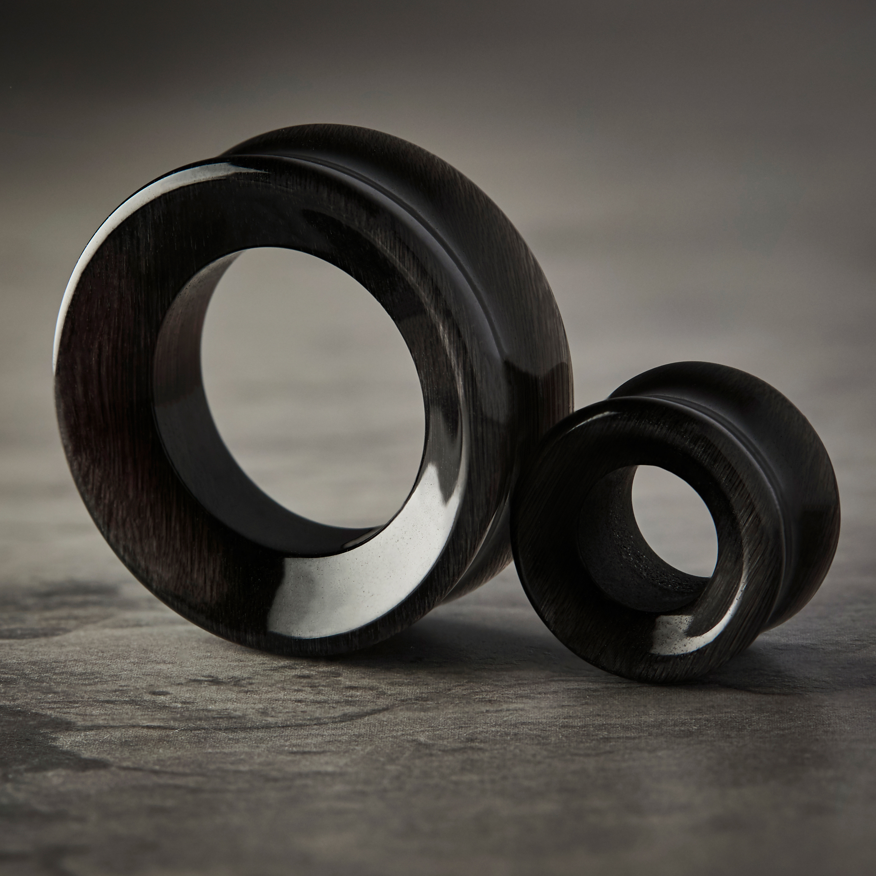 amazing   Black Cats Eye Glass Ear Tunnel