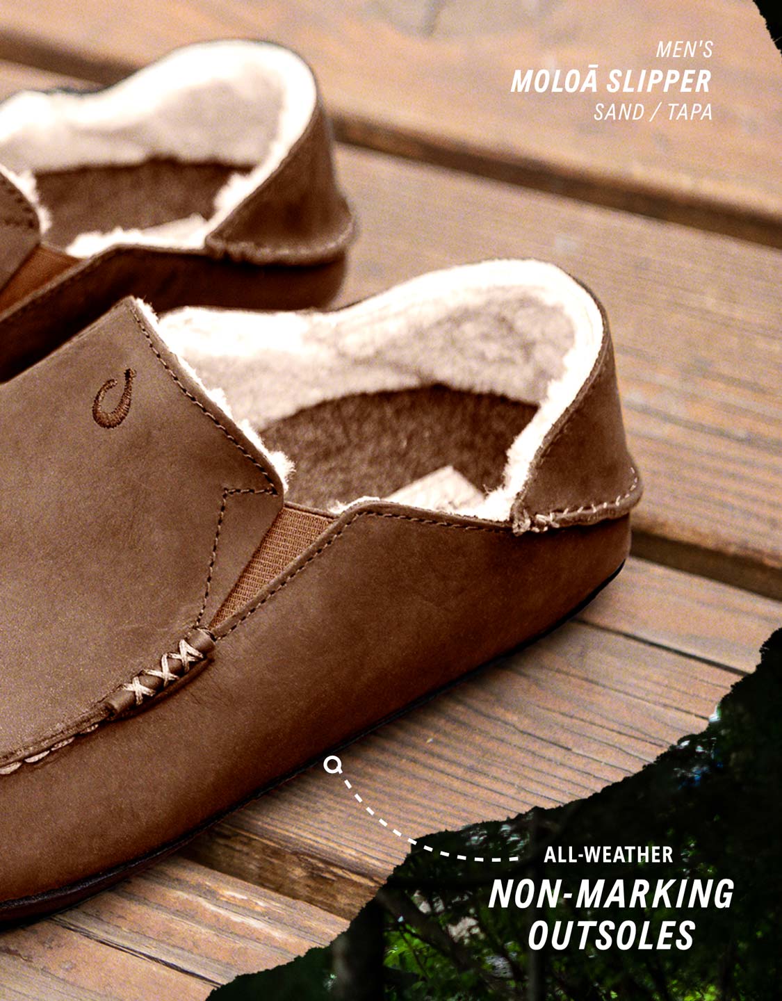 olukai mens slippers