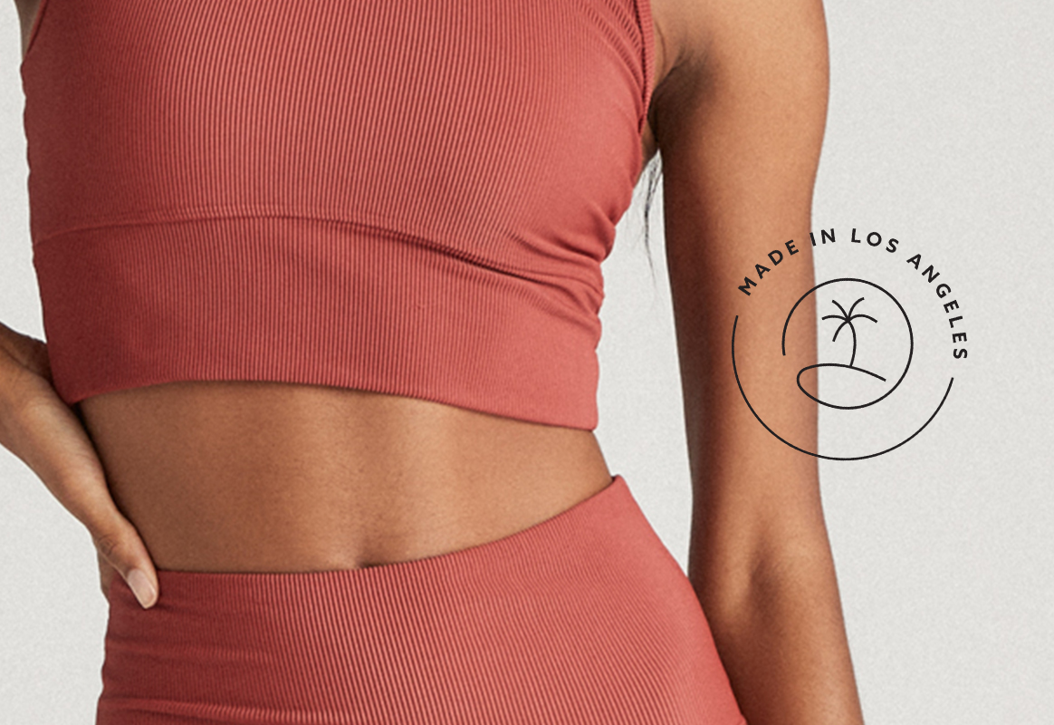Strut This Strut Rib Fabric — Made in Los Angeles, California Activewear & Athleisurewear