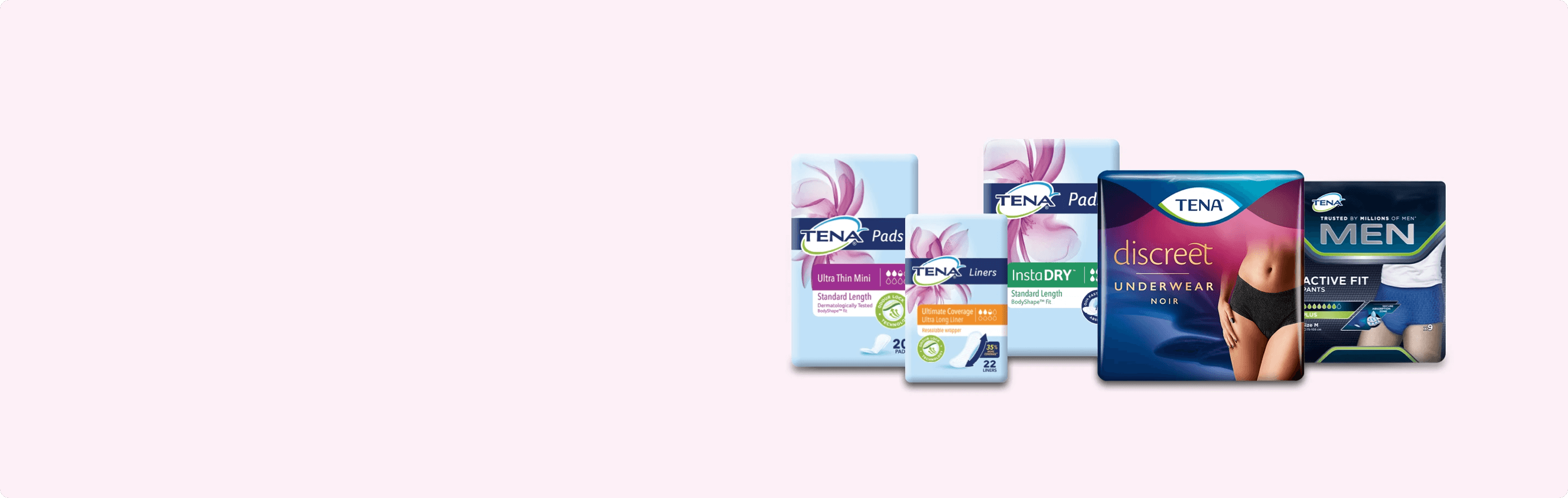 Use our Product Finder and  get 3 TENA samples for FREEBackground Image