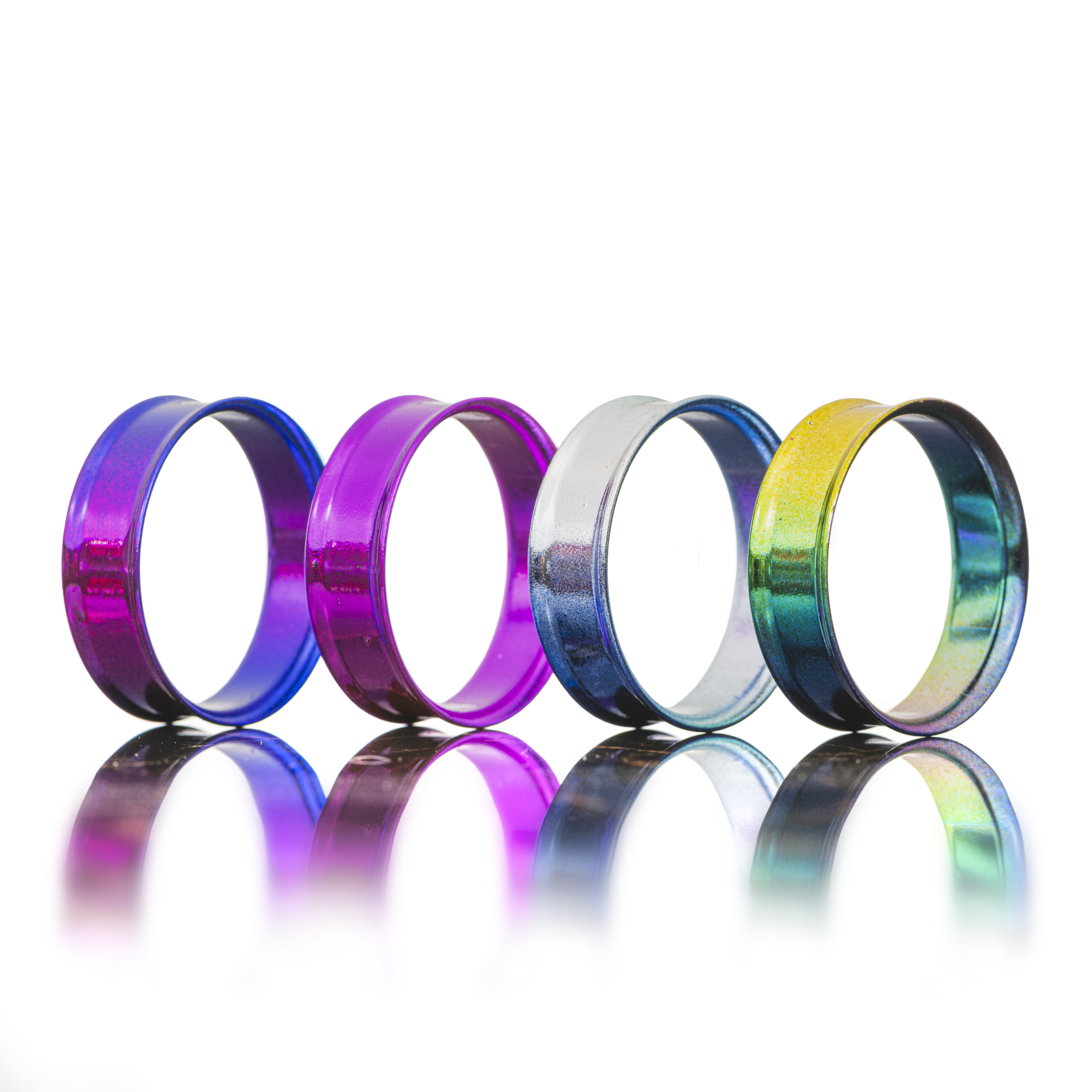 fierce  Anodised Pink Acrylic Double Flared Tunnel / Plug / Gauge