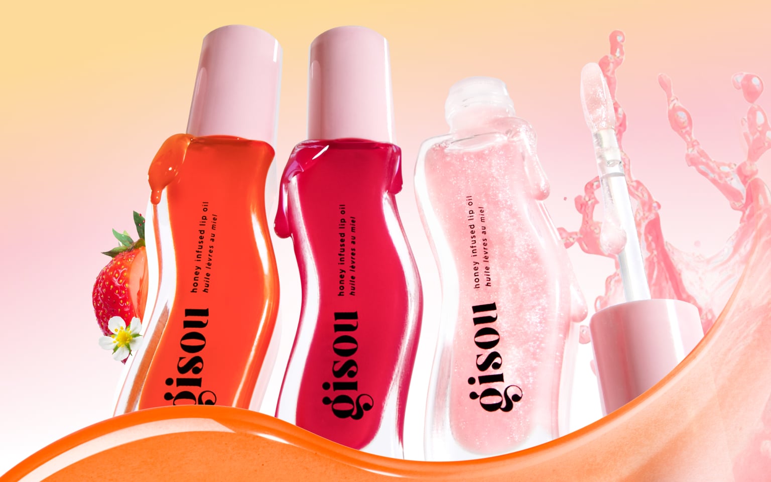 Honey Infused Lip Oil Collection Gisou honey-infused-lip-oil-collection-gisou